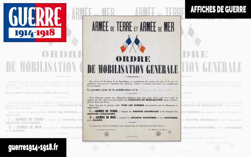 La France Face A La Guerre Ordre De Passage