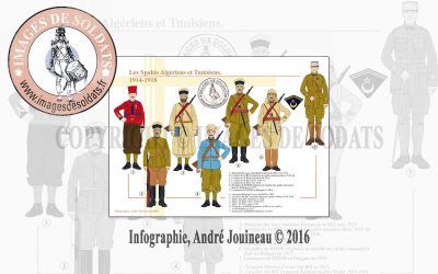 Les Spahis Algériens et Tunisiens, 1914-1918