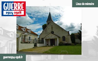 L&rsquo;église Saint-Pierre-et-Saint-Denis et son pupitre « sur les traces de Charles Péguy » à Villeroy (77 – Seine-et-Marne)