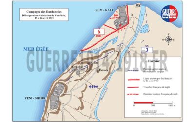 Campagne des Dardanelles – Débarquement de diversion de Kum-Kale, 25 et 26 avril 1915