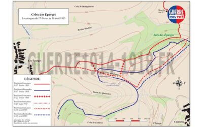 Crête des Éparges – Les attaques du 17 février au 10 avril 1915