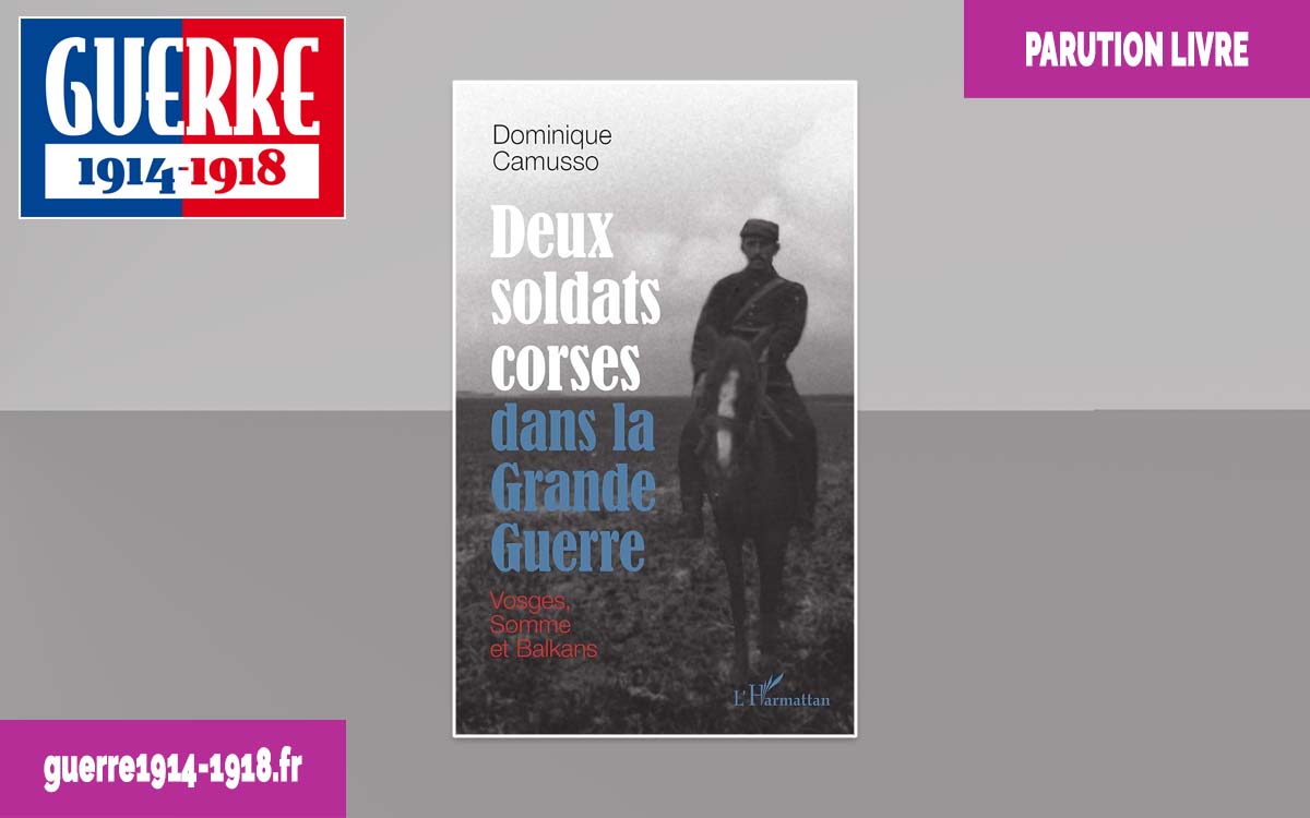 Image de présentation du livre : Deux soldats corses dans la Grande Guerre