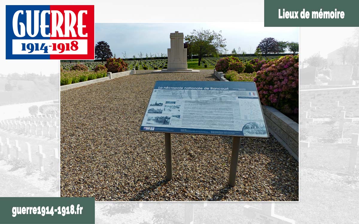 Image de présentation de l'article consacré à la nécropole nationale de Rancourt