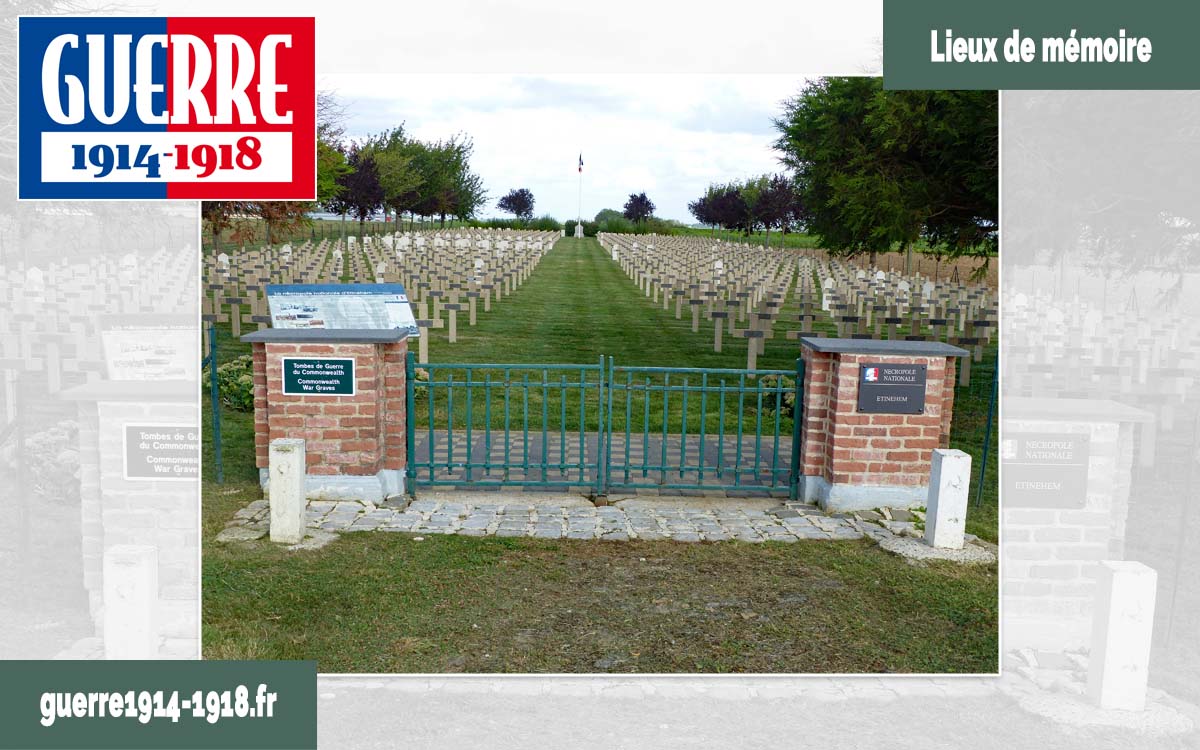 Image de présentation de l'article consacré à la nécropole nationale d'Étinehem dans la Somme