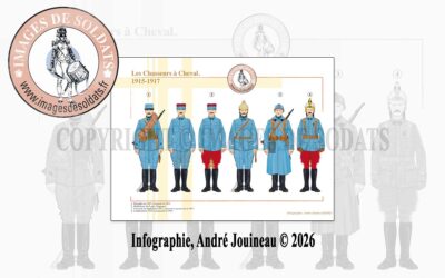 Les Chasseurs à Cheval, 1915-1917